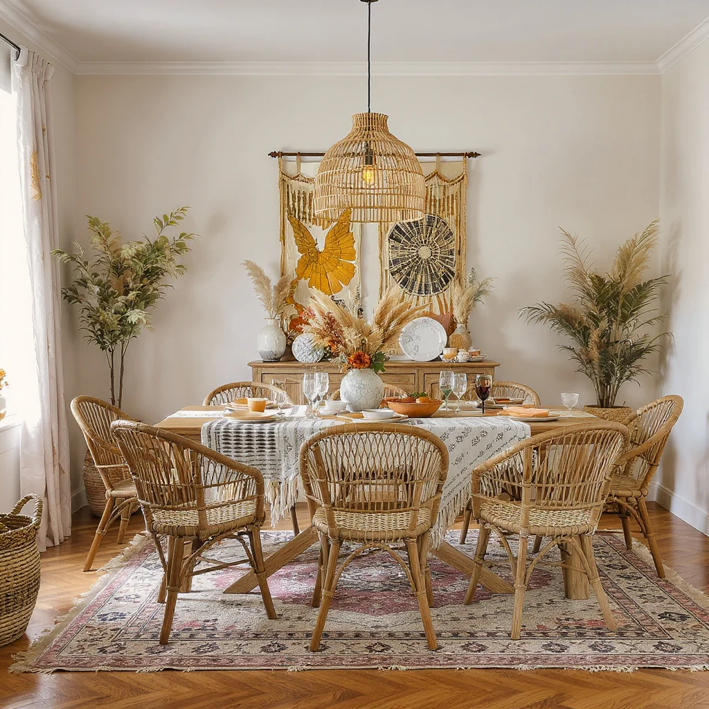 Bohemian Dining Space