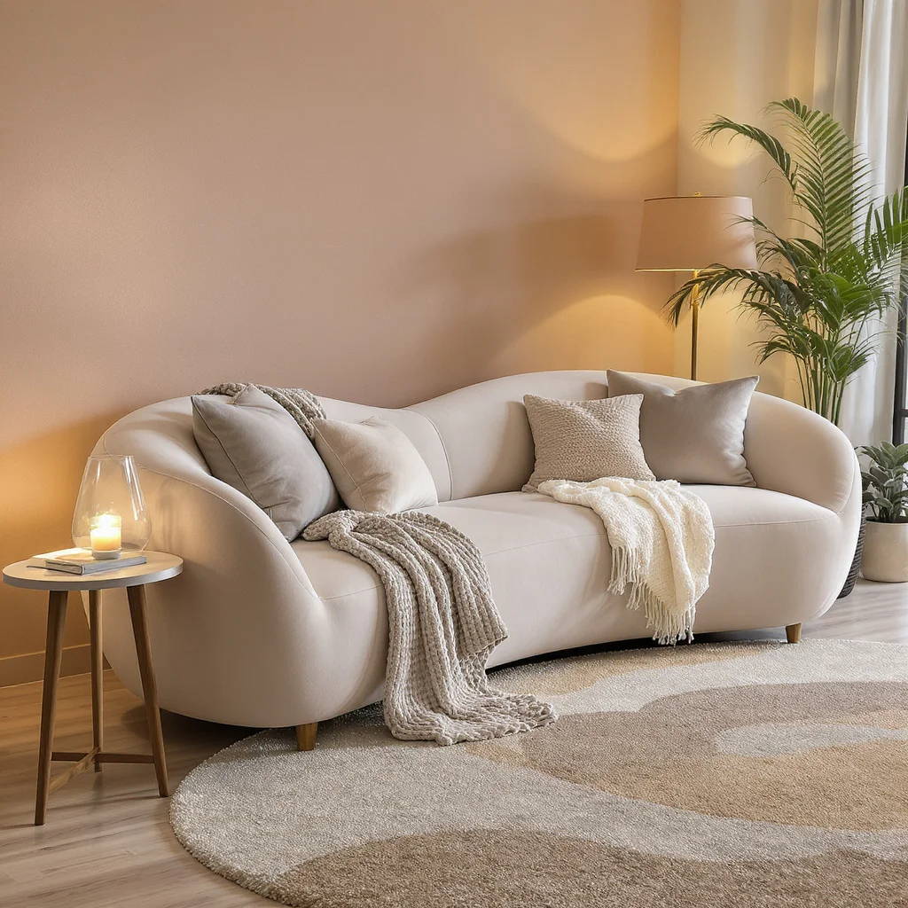 Cloud Sofa with Textured Layers