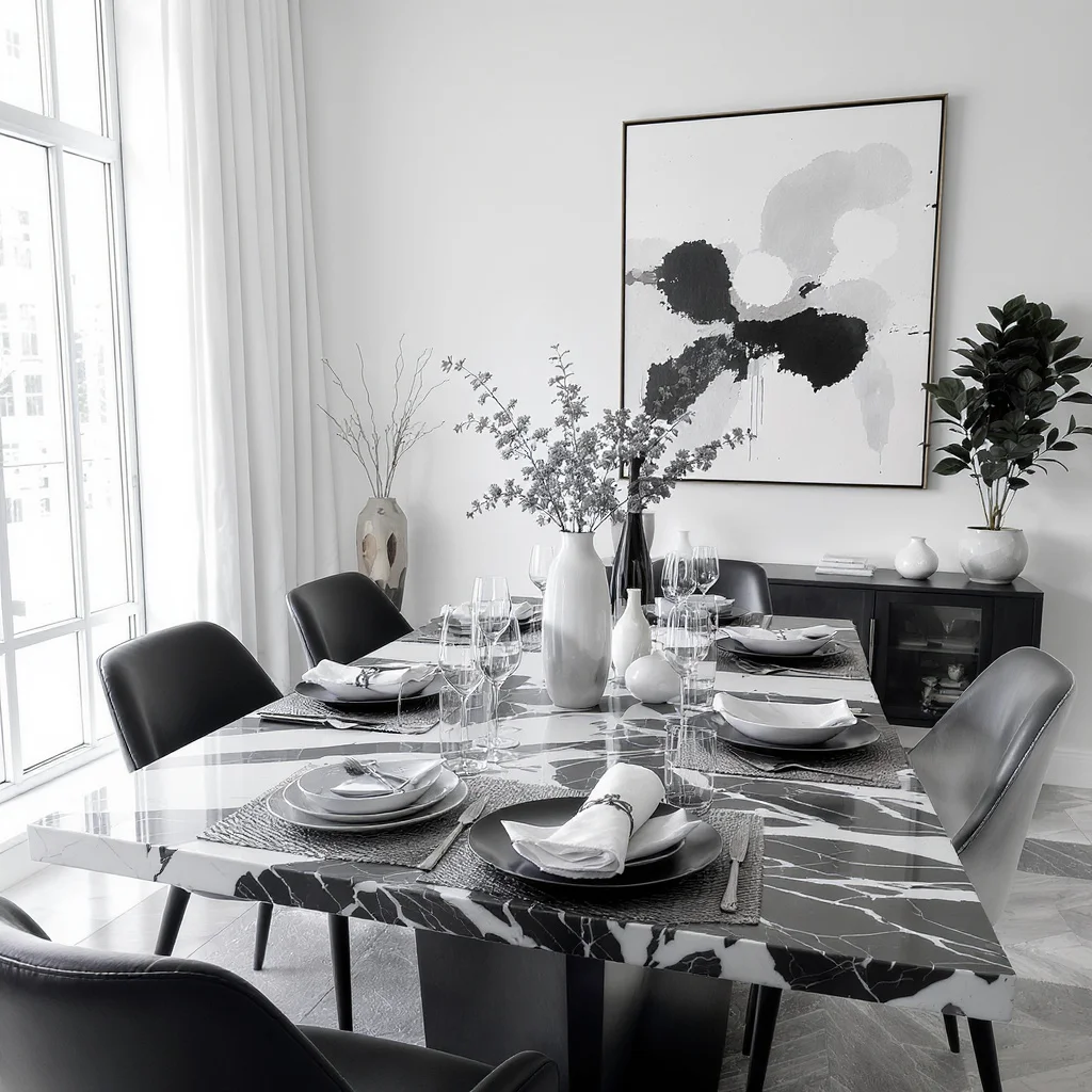 Contemporary Monochrome Setup