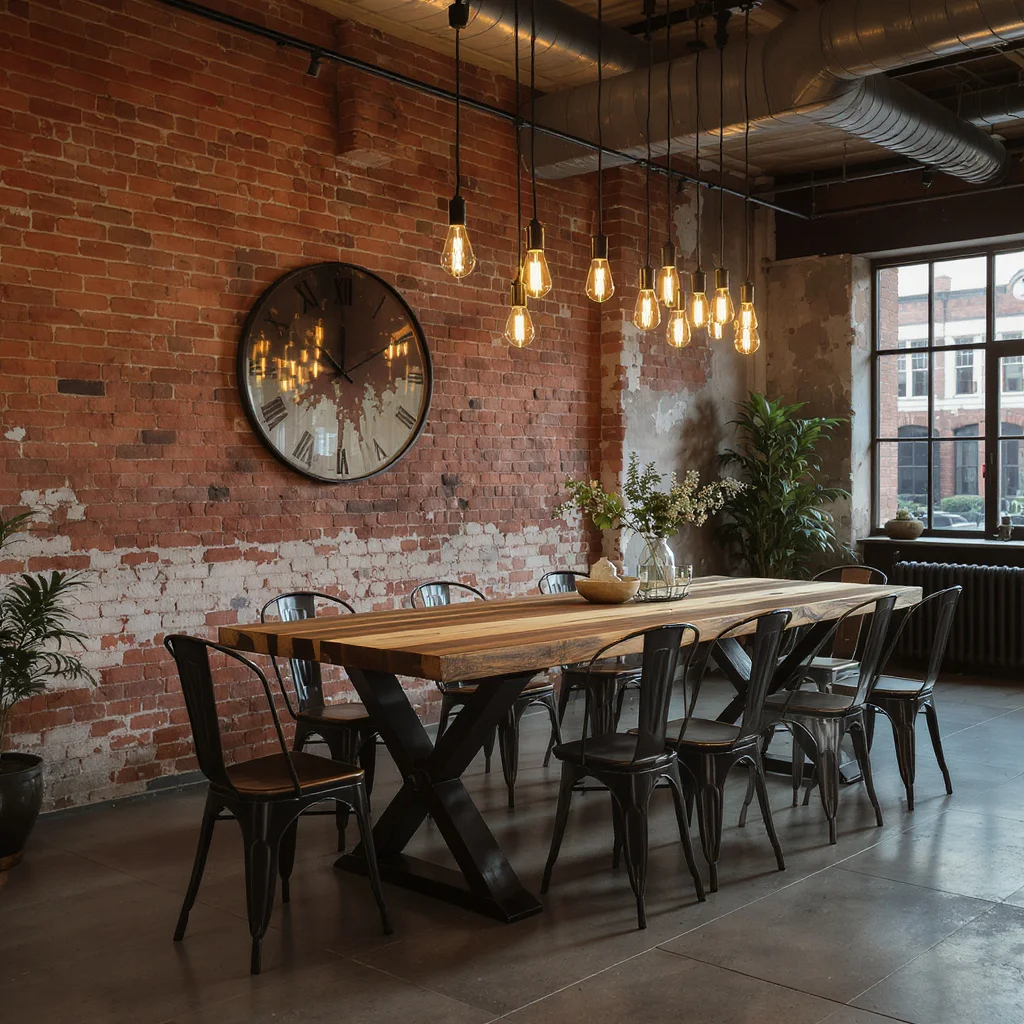 Industrial Loft Dining Table