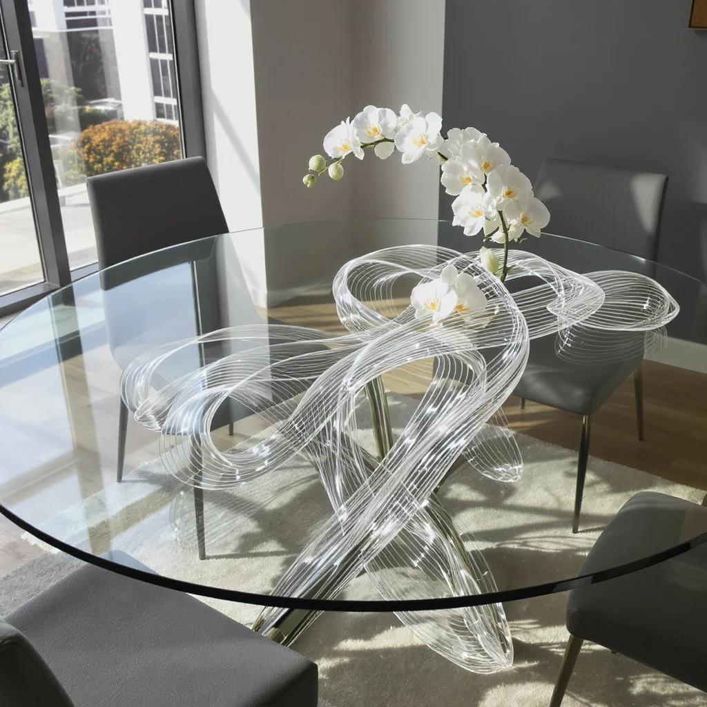 Minimalist Glass Ribbon