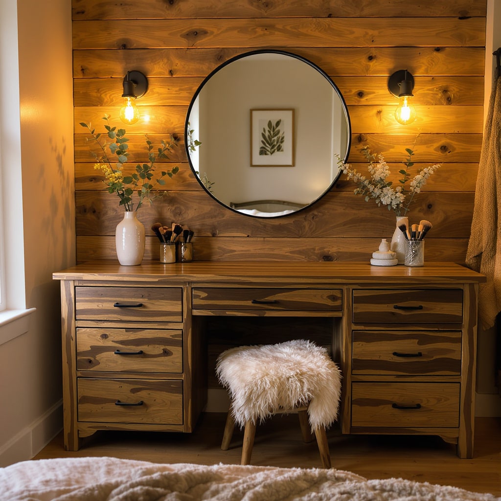 Rustic Wood Vanity
