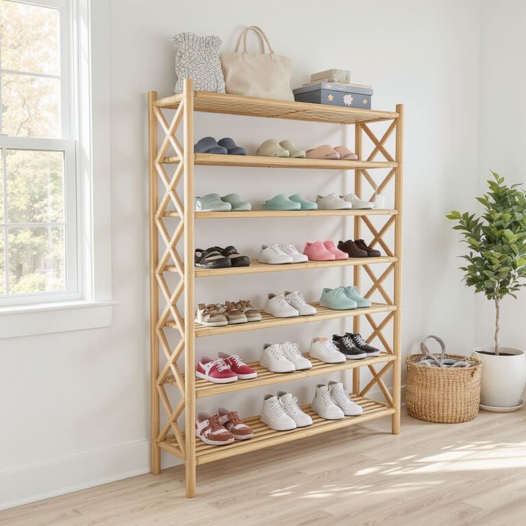 Airy Bamboo Shoe Tower