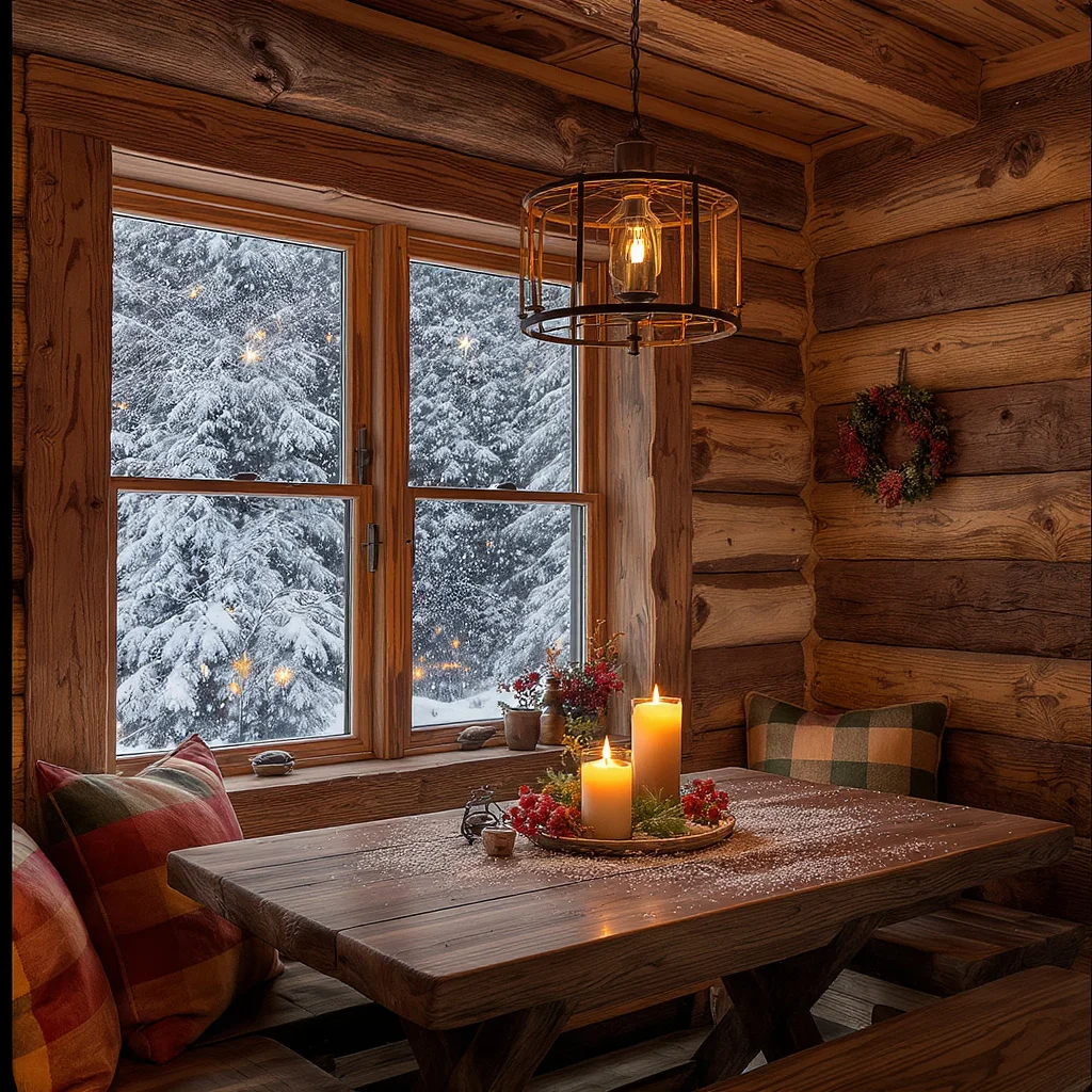 Cabin-Inspired Dining Nook