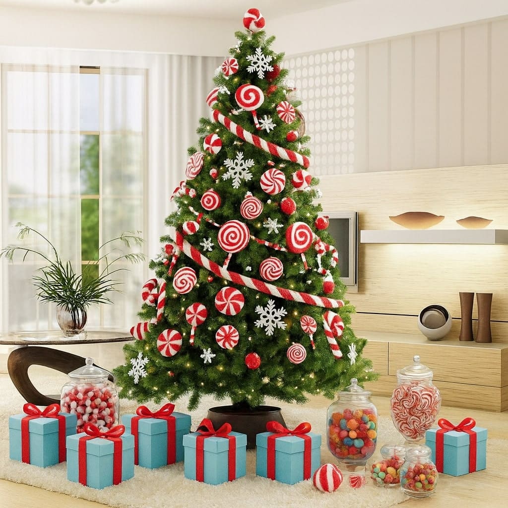 Candy Cane Christmas Tree