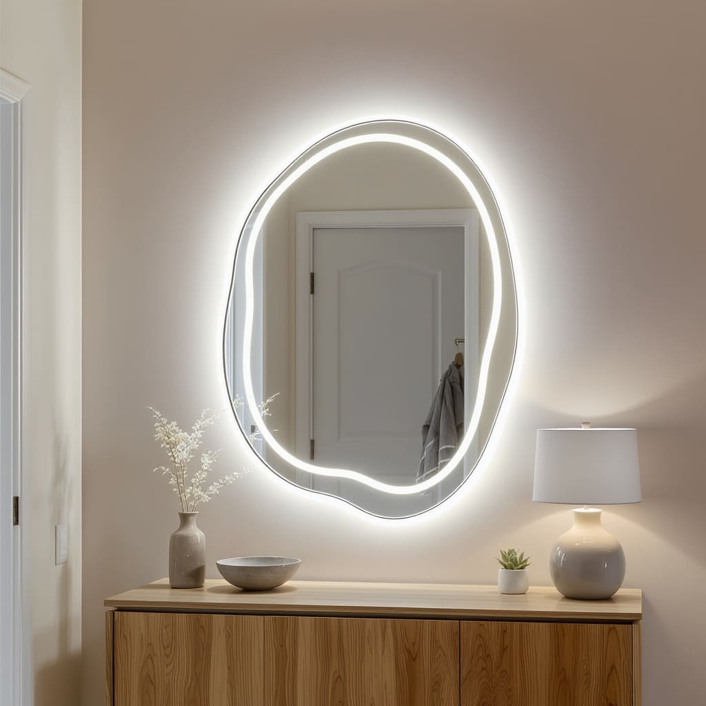Double-Layer Infinity Outline Mirror