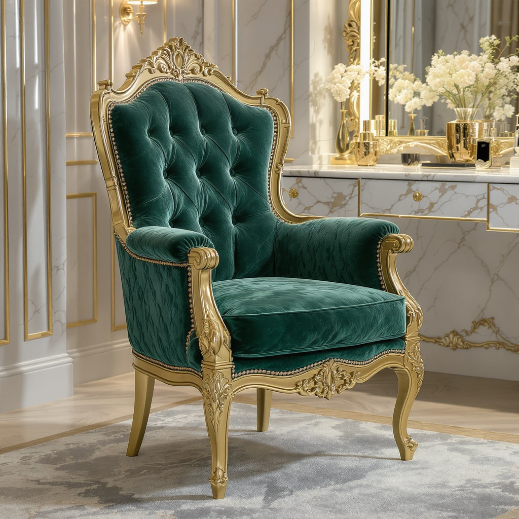 Luxury Designer Vanity Chair-min