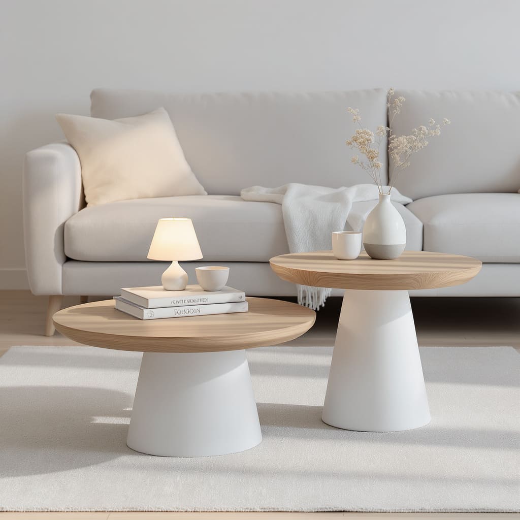 Nordic Cone Base Centre Tables
