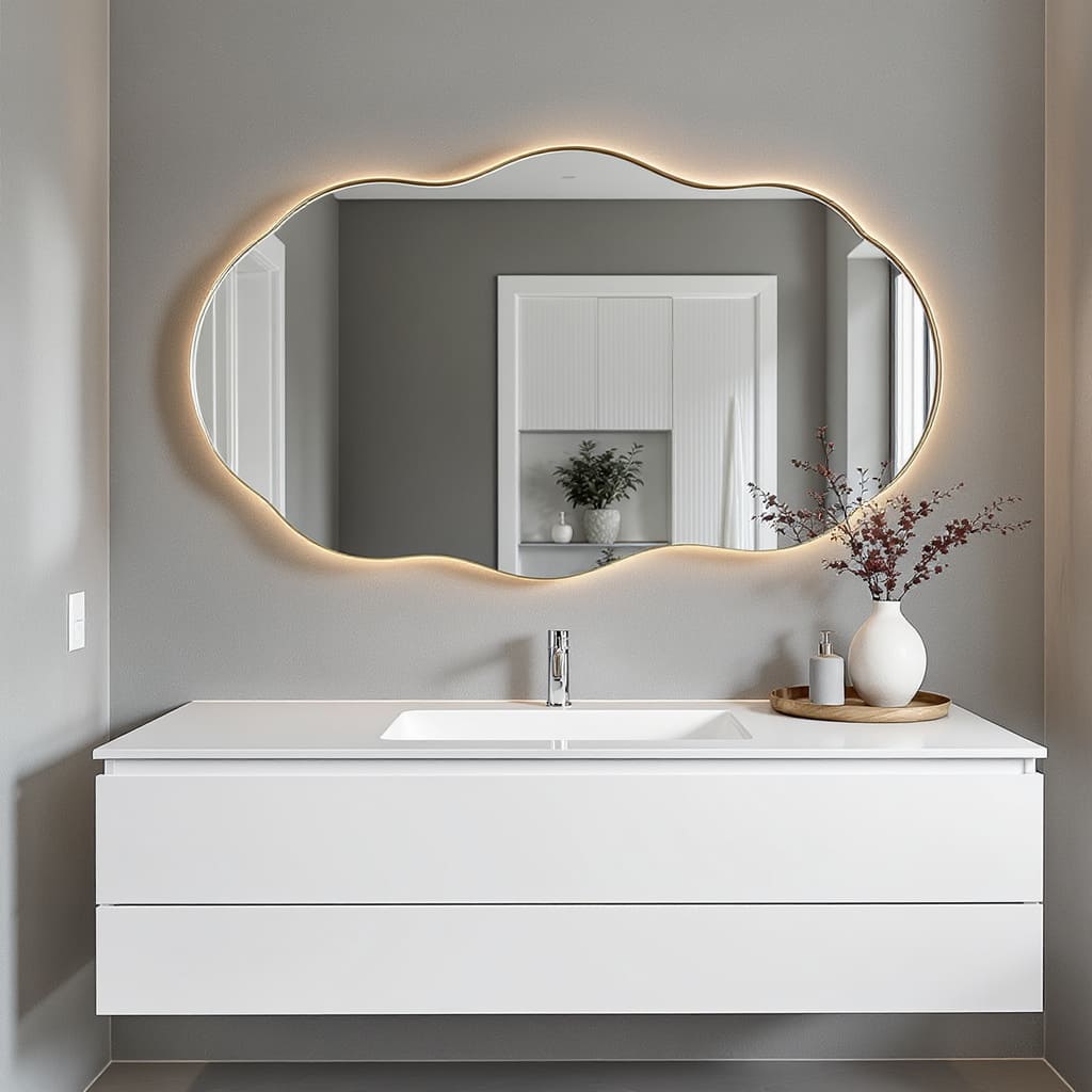 Soft Glow Cloud Vanity Mirror