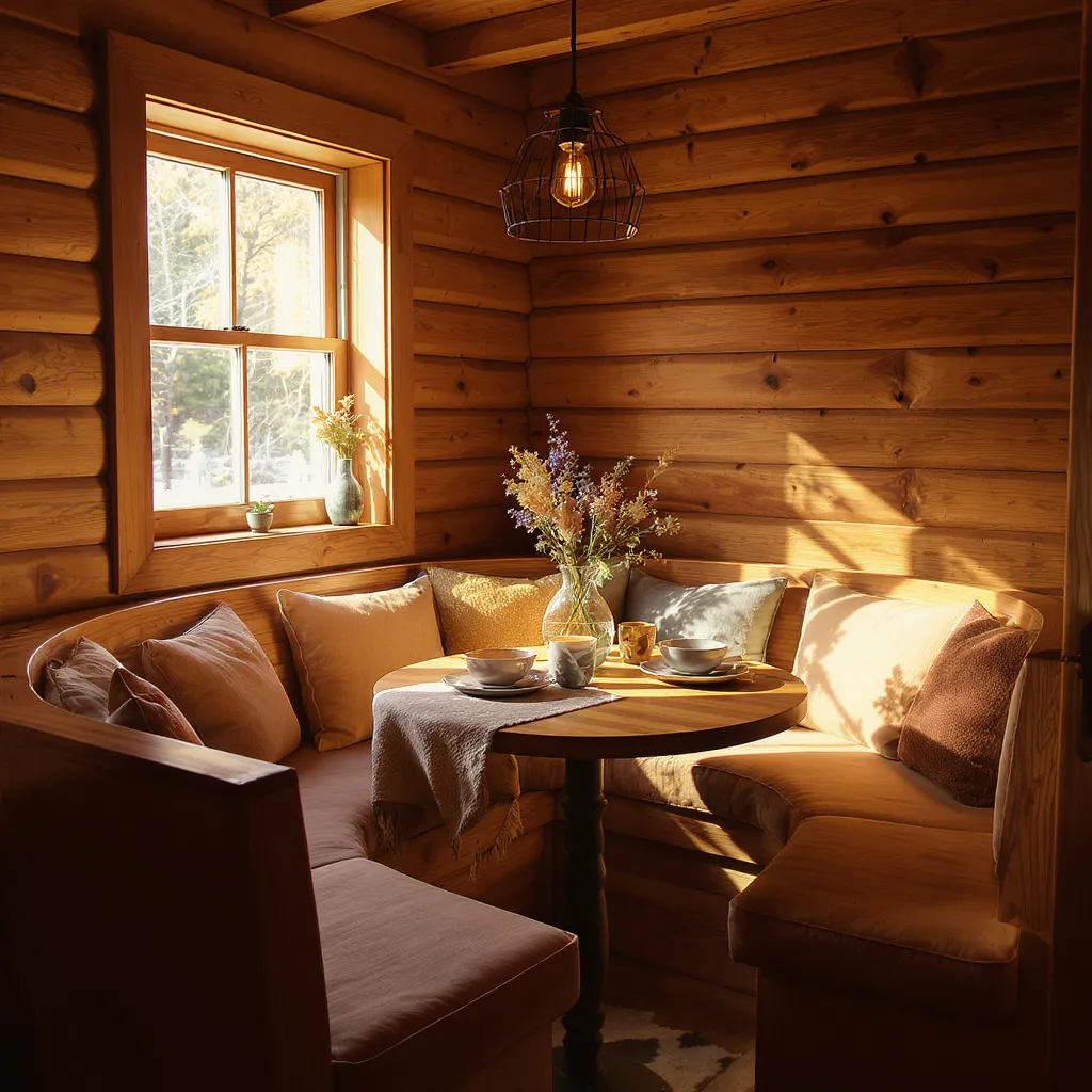 Tiny Cabin Dining Nook