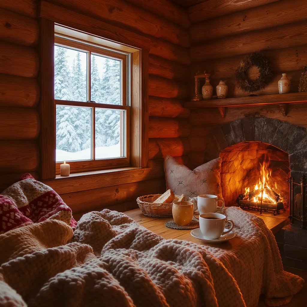 Winter Cabin Interior
