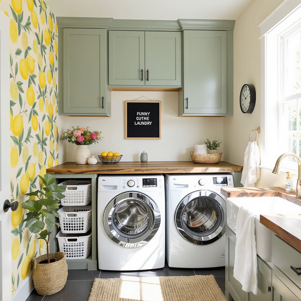 Citrus Cottage Laundry Room