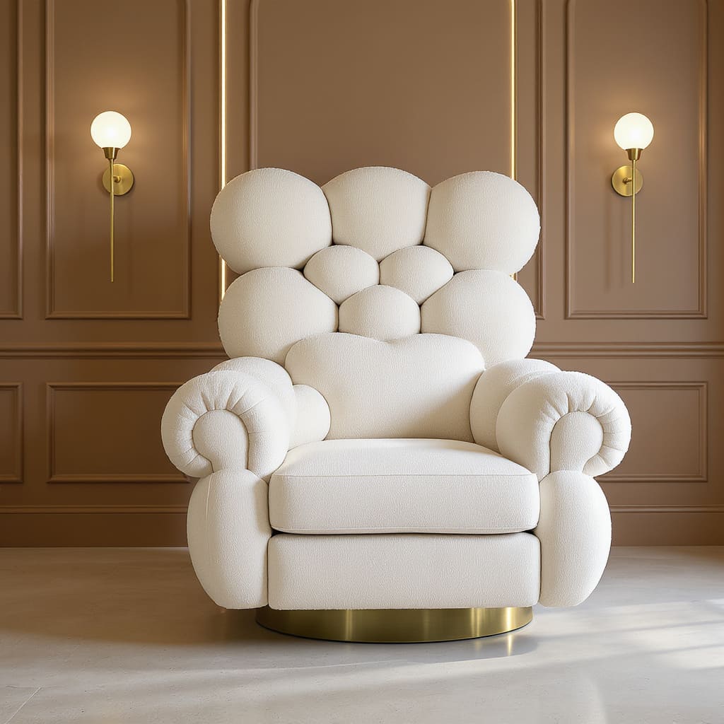 Cloud Bubble Swivel Armchair