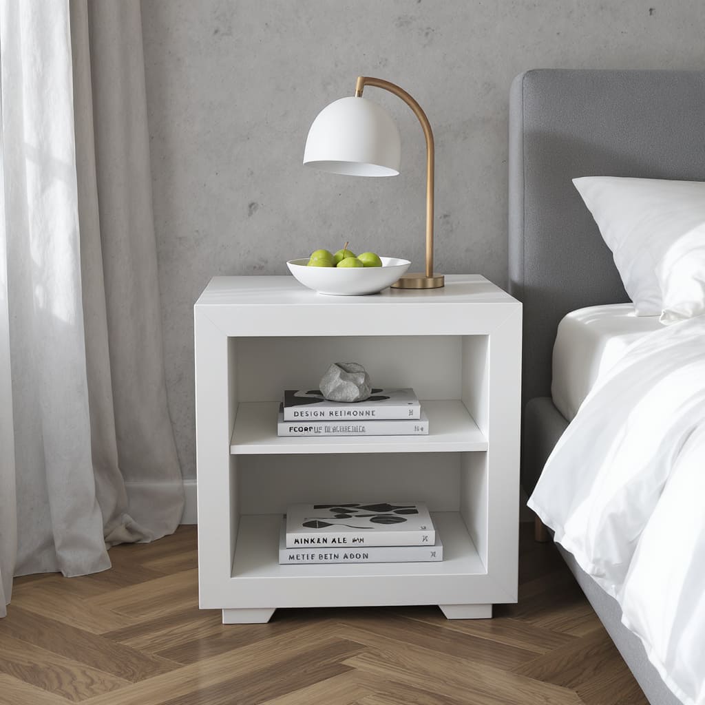 Framed Minimal Bedside Table