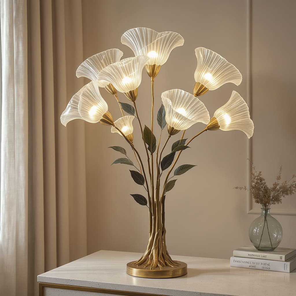 Ginkgo Bloom Bouquet Table Lamp