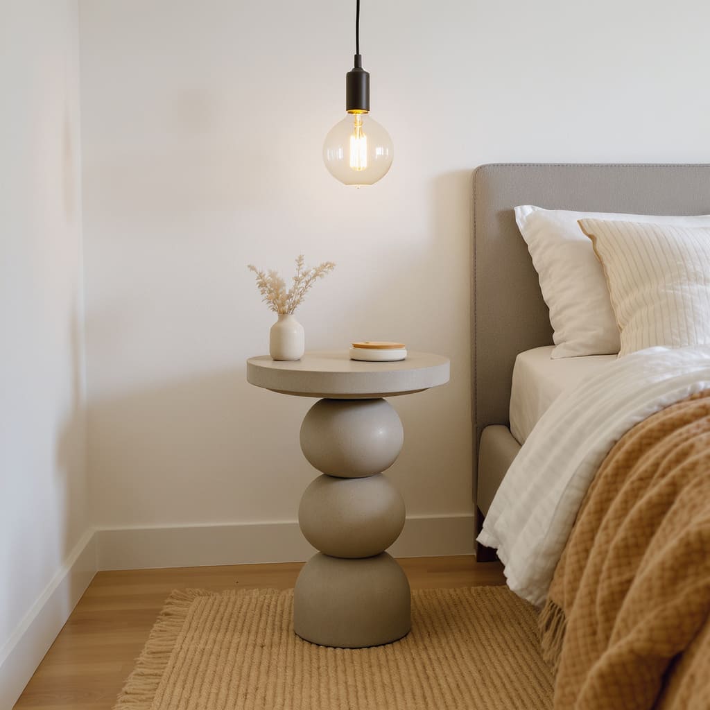 Pebble Calm Sculptural Side Table