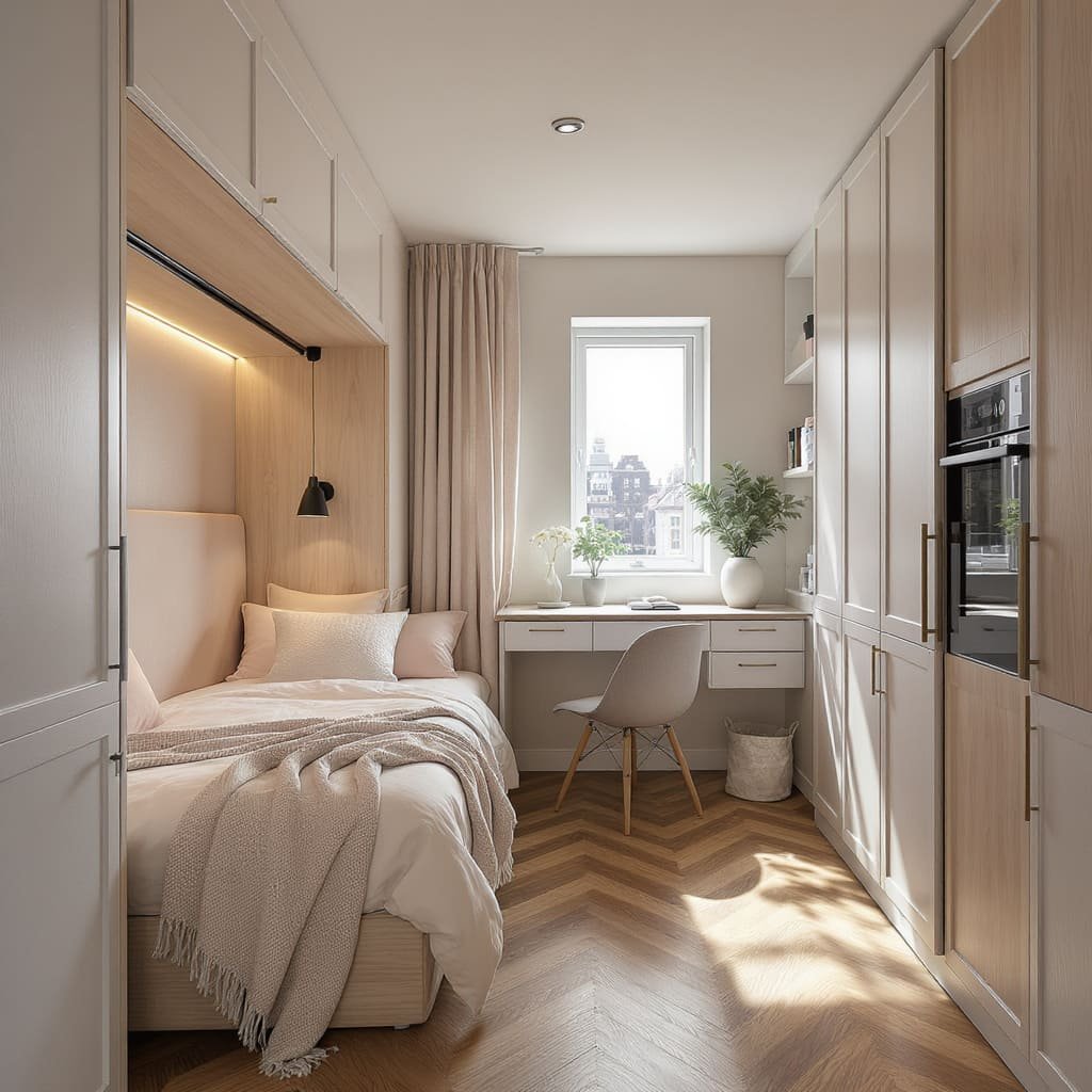 Smart Built In Studio Tiny Room