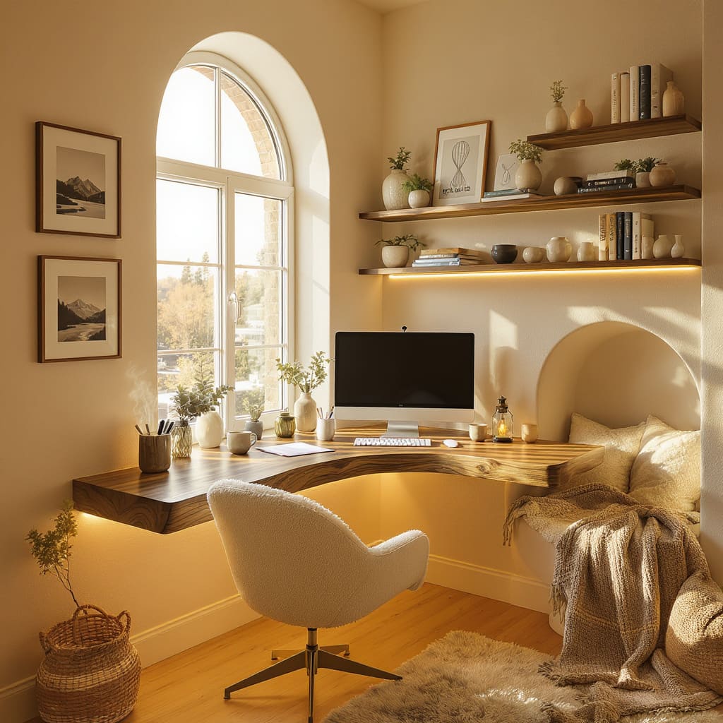 Sunlit Nook Home Office