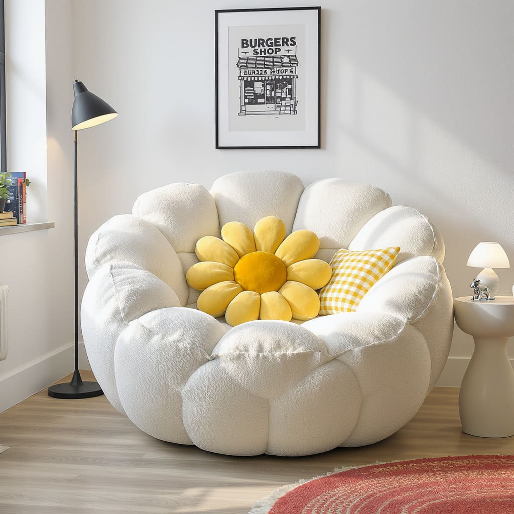 Sunny Bloom Petal Armchair