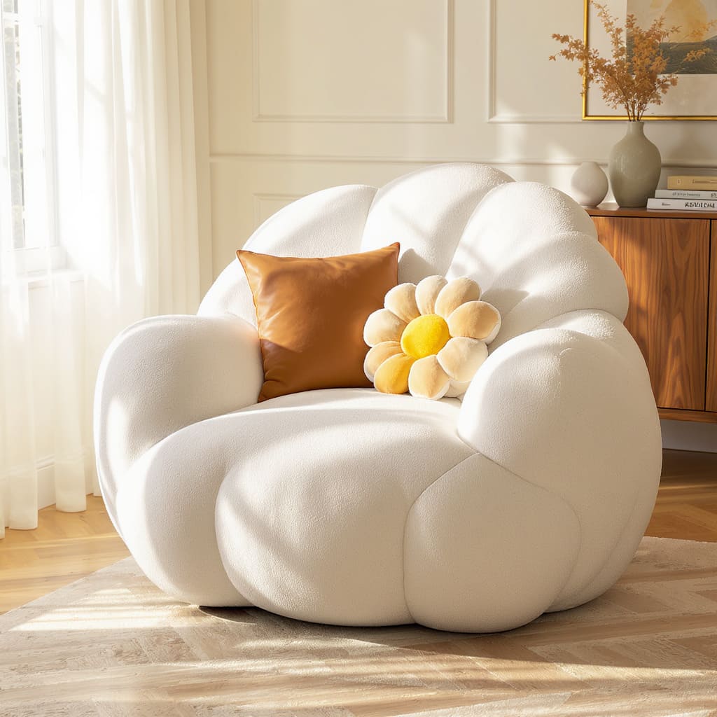 Sunrise Cloud Petal Armchair