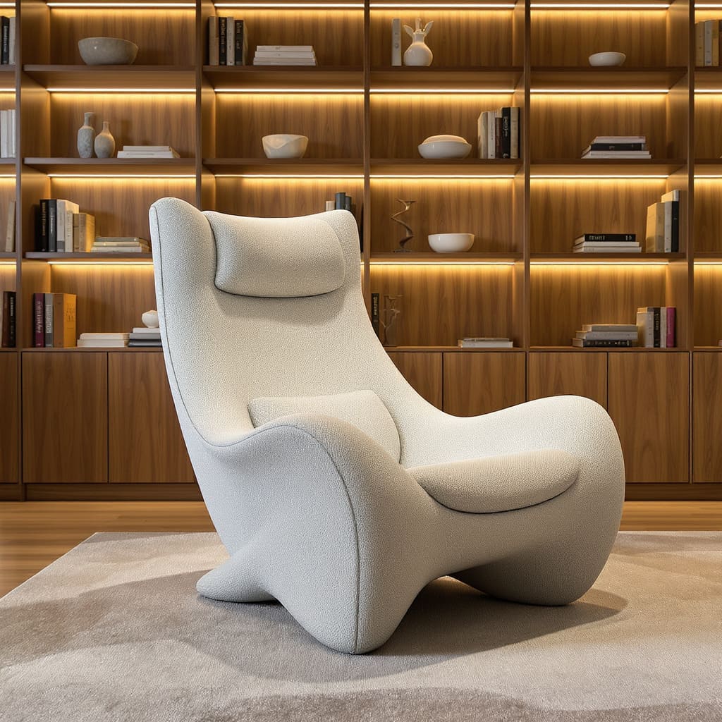 Wavefold Library Lounge Chair