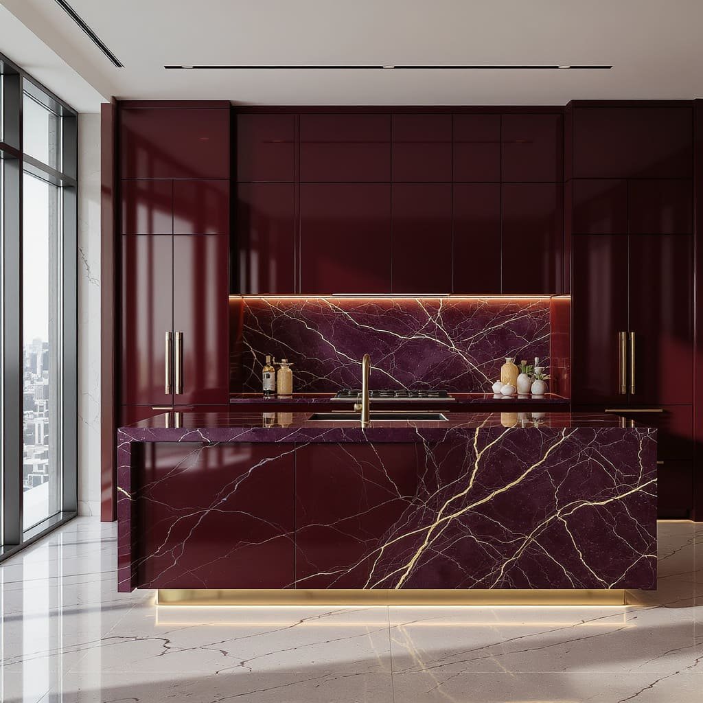 Garnet Noir Atelier Kitchen