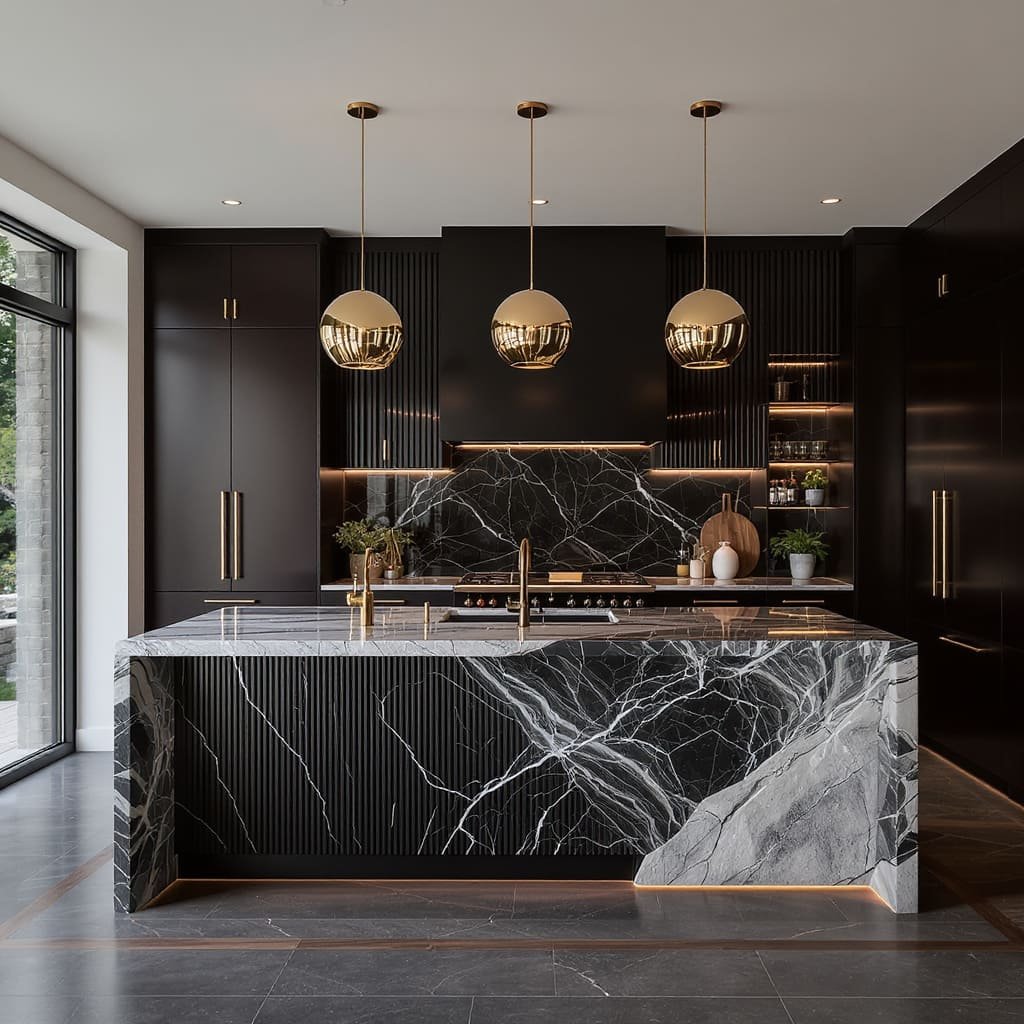 Midnight Plum Statement Kitchen