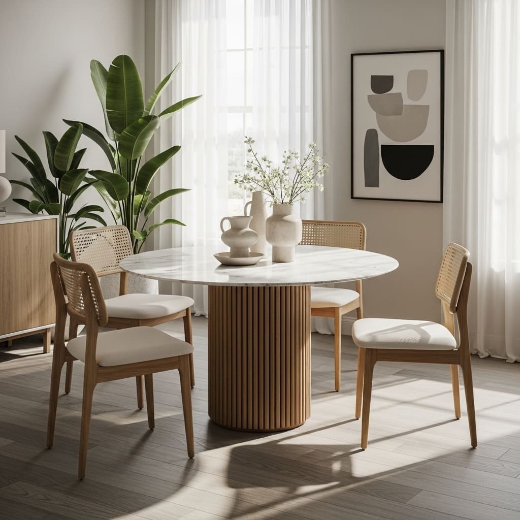 Natural Light Apartment Dining Set