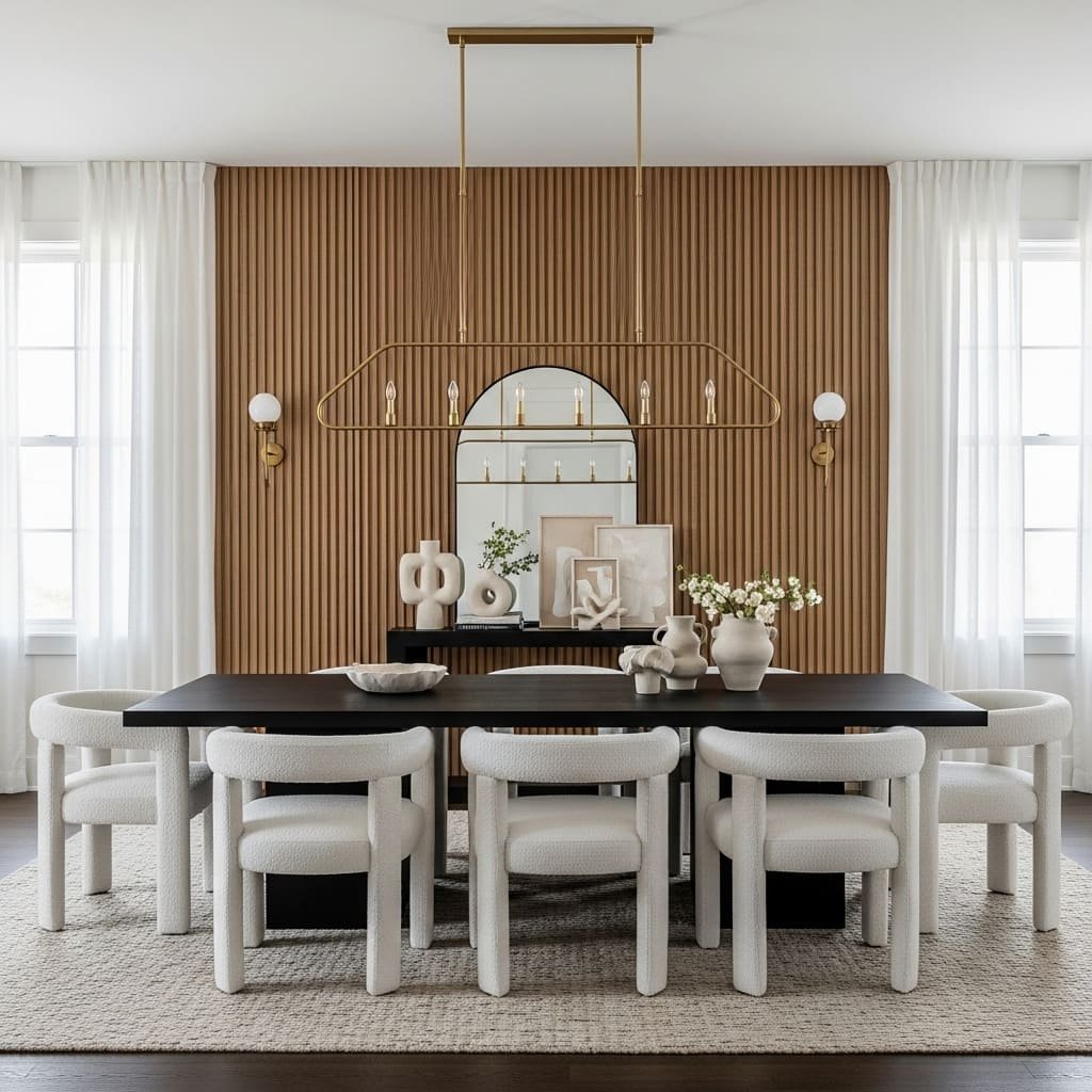 Refined Modern Apartment Dining Set