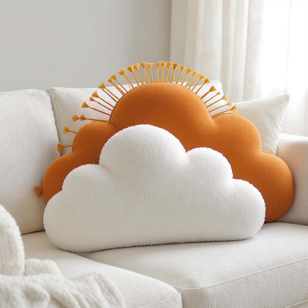 Sunset Cloud Kids Cushion