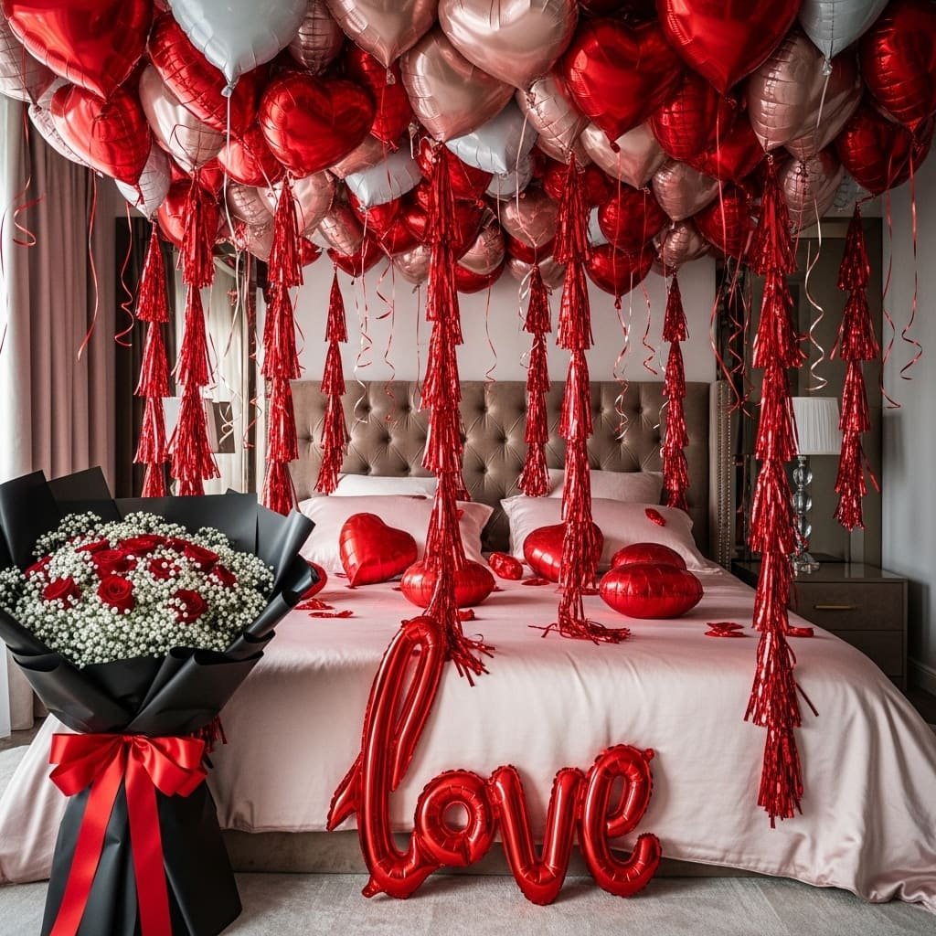 Balloon Cloud Tassel Love Bedroom Decor