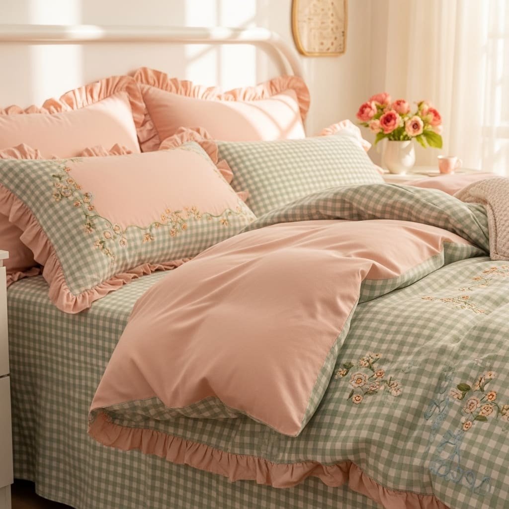 Blush Meadow Spring Floral Bedsheets