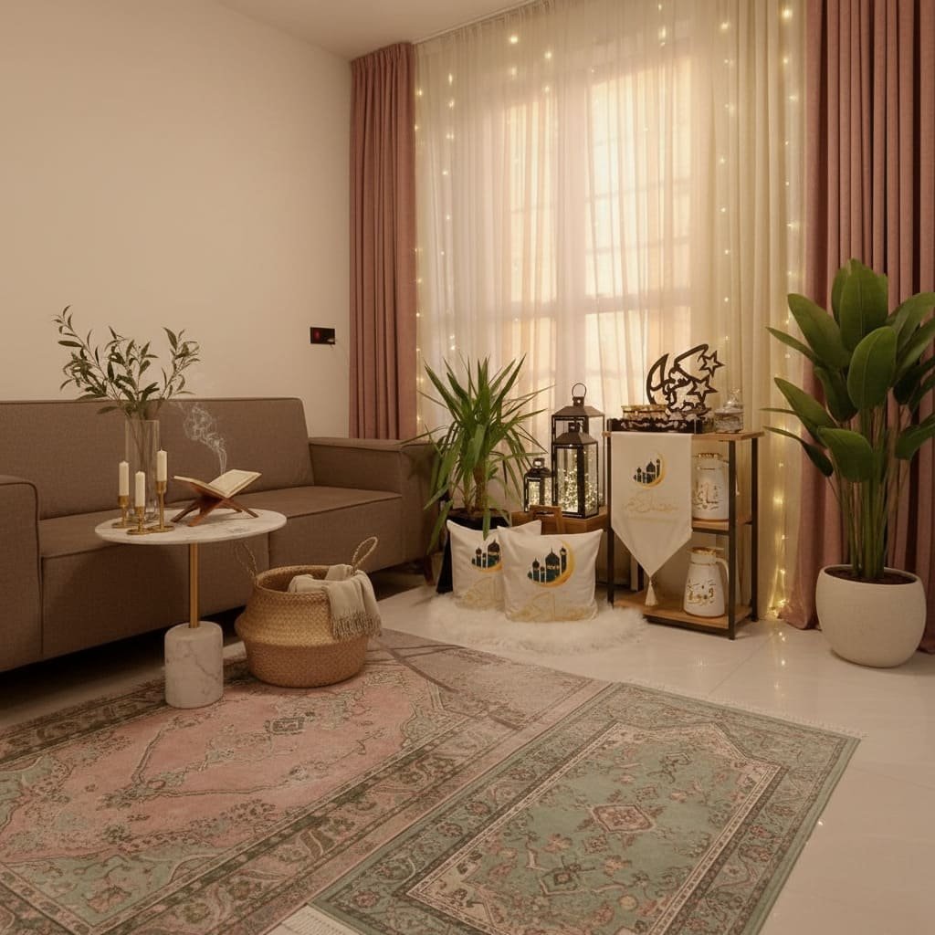 Cozy Iftar Cart Ramadan Prayer Corner