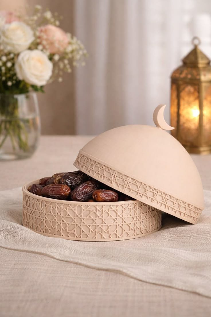 Crescent Dome Dates Serving Box