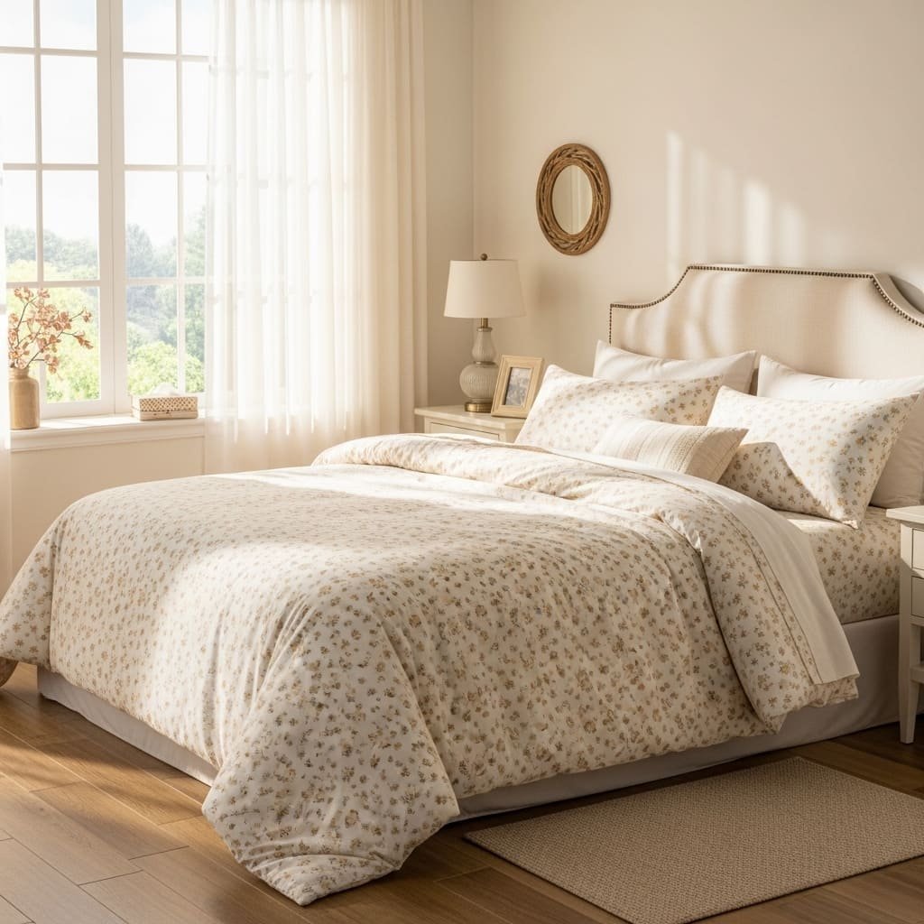 Golden Meadow Spring Floral Bedsheets