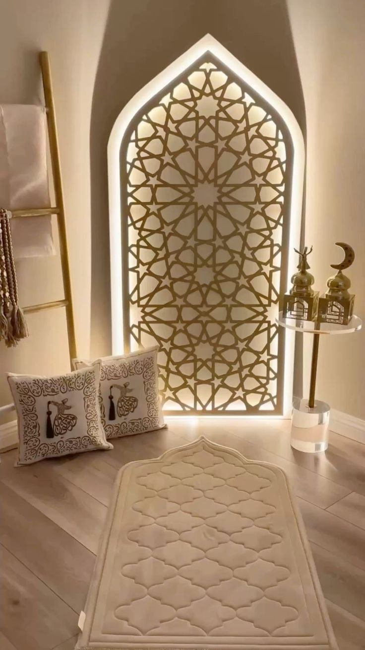 Illuminated Ramadan Arch Wall Decor