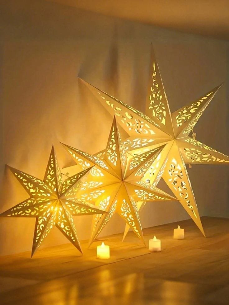 Illuminated Ramadan Star Lantern Set
