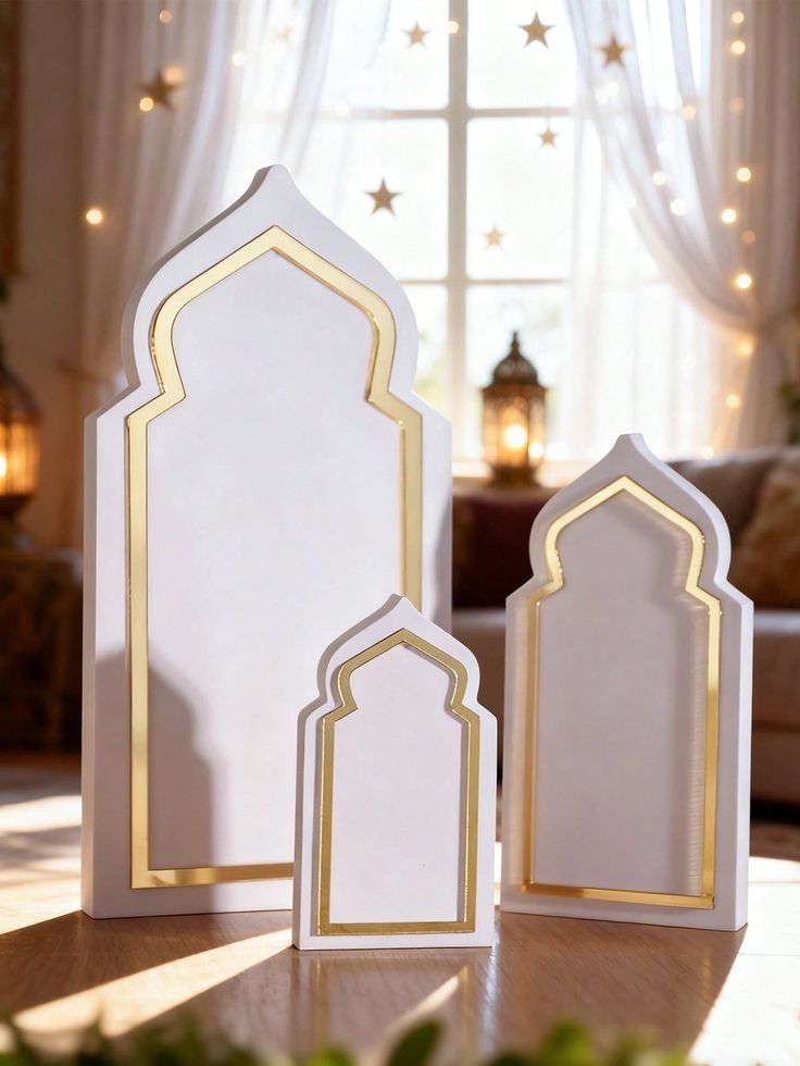 Mihrab Arch Frame Decor Set
