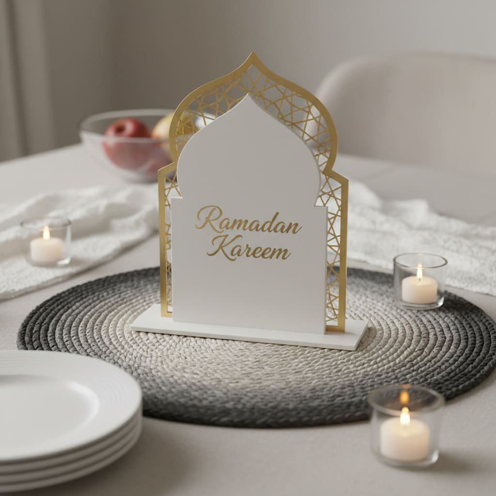 Mihrab Tabletop Ramadan Kareem Centerpiece