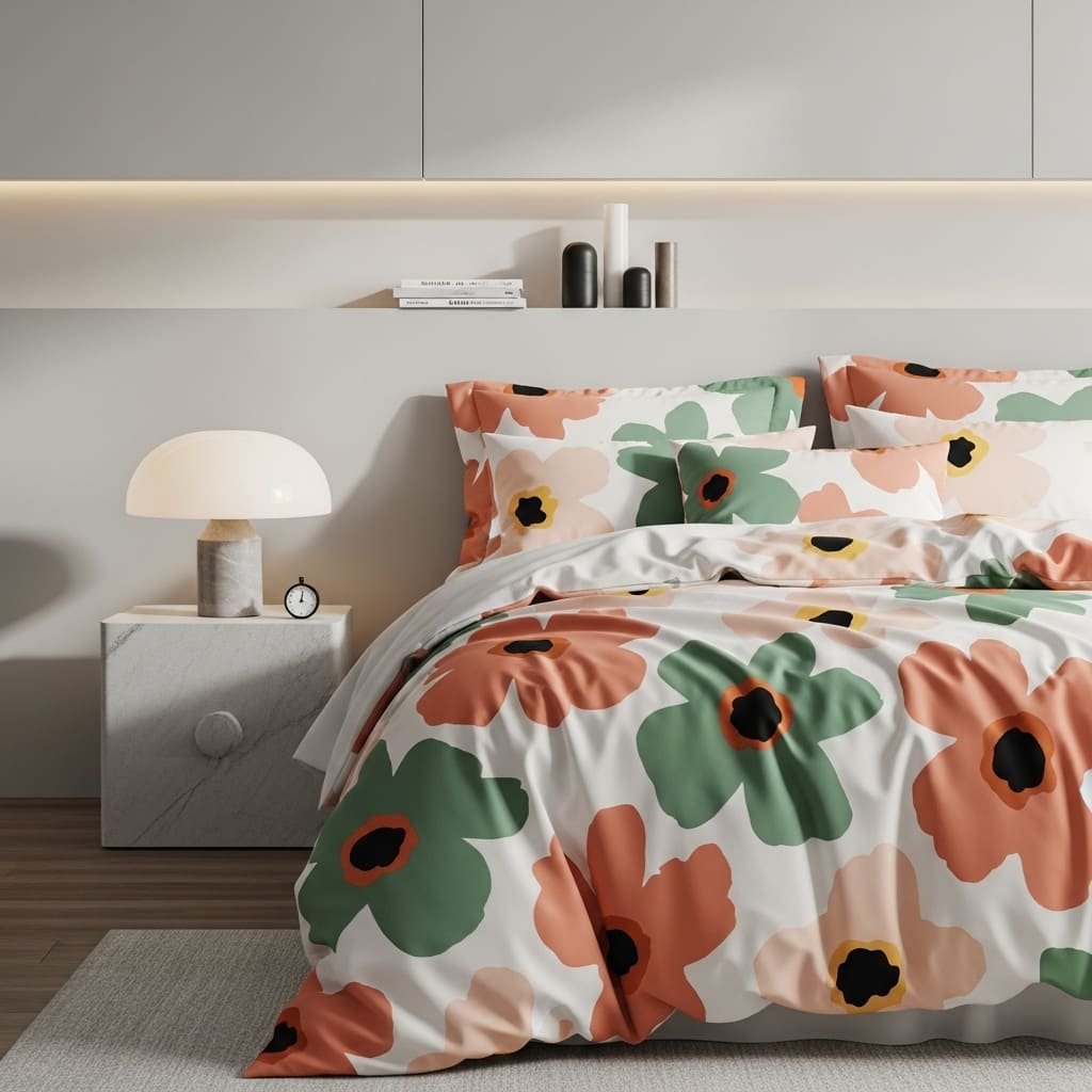 Modern Bloom Spring Floral Bedsheets