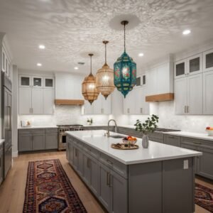 Moroccan Lantern Pendant Lights for Ramadan Kitchen Decor