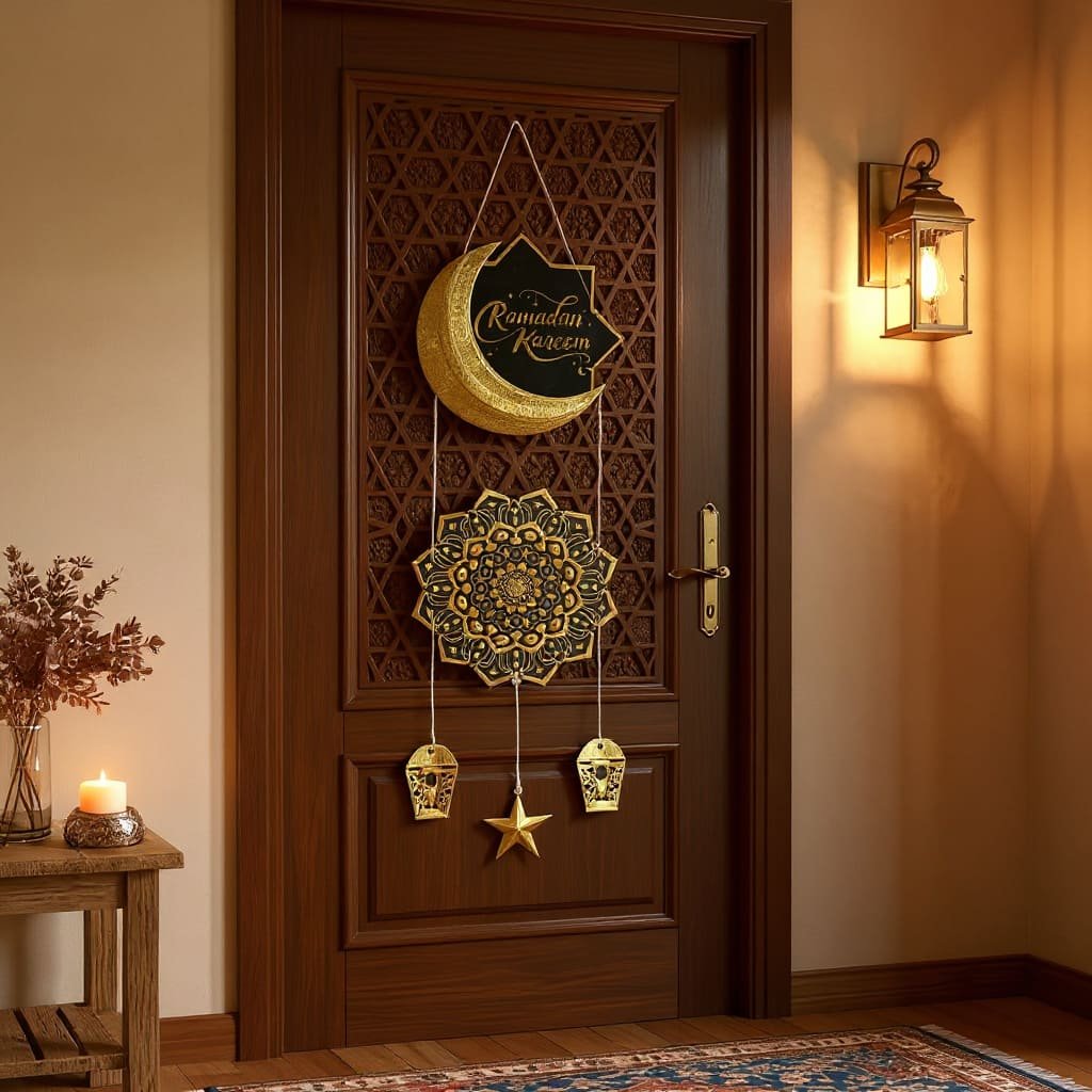 Ramadan Kareem Layered Door Hanging Set
