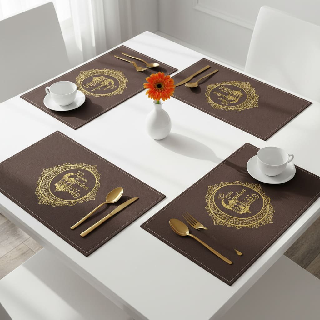 Ramadan Kareem Table Placemat Set