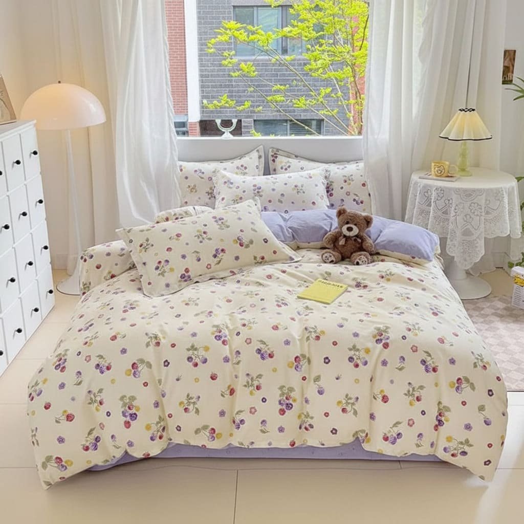 Sunny Bloom Spring Floral Bedsheets