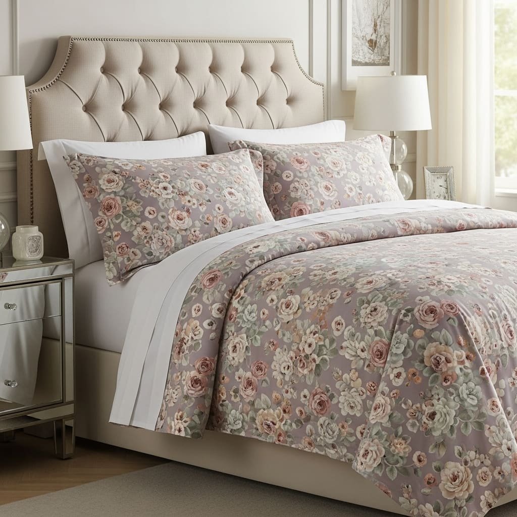 Vintage Rose Spring Floral Bedsheets