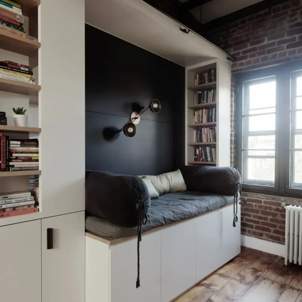 Built-In Murphy Bed Nook